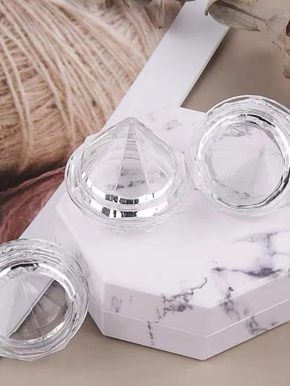 Cosmetic Jars (Set of 3)